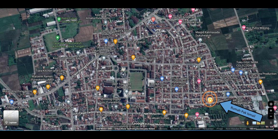 Rumah dekat Universitas Muhammadiyah Purwokerto 2 Lantai Rumah dekat Universitas Muhammadiyah Purwokerto 2 Lantai