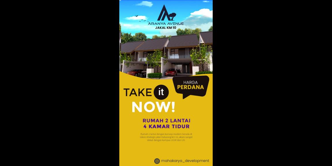 Perumahan Aranya Avenue Yogyakarta di Jalan Kaliurang km 10, dekat kampus UGM dan UII Perumahan Aranya Avenue Yogyakarta di Jalan Kaliurang km 10, dekat kampus UGM dan UII