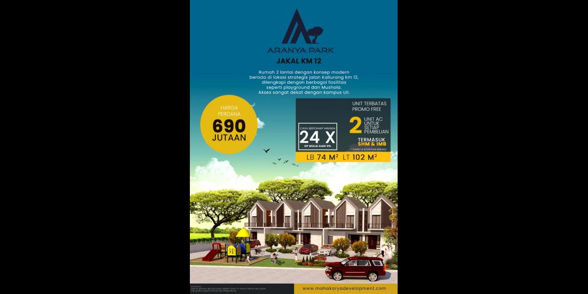 Perumahan Aranya Park Yogyakarta di Jalan Kaliurang km 12, dekat kampus UGM dan UII Perumahan Aranya Park Yogyakarta di Jalan Kaliurang km 12, dekat kampus UGM dan UII
