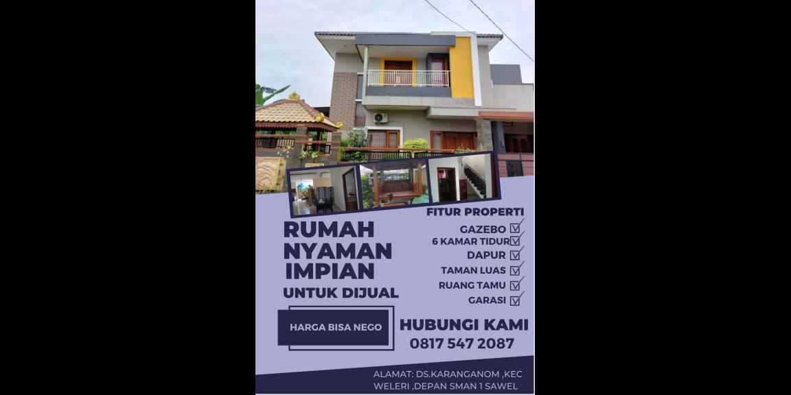 Jual Rumah Weleri Kendal Batang TERMURAH Jual Rumah Weleri Kendal Batang TERMURAH