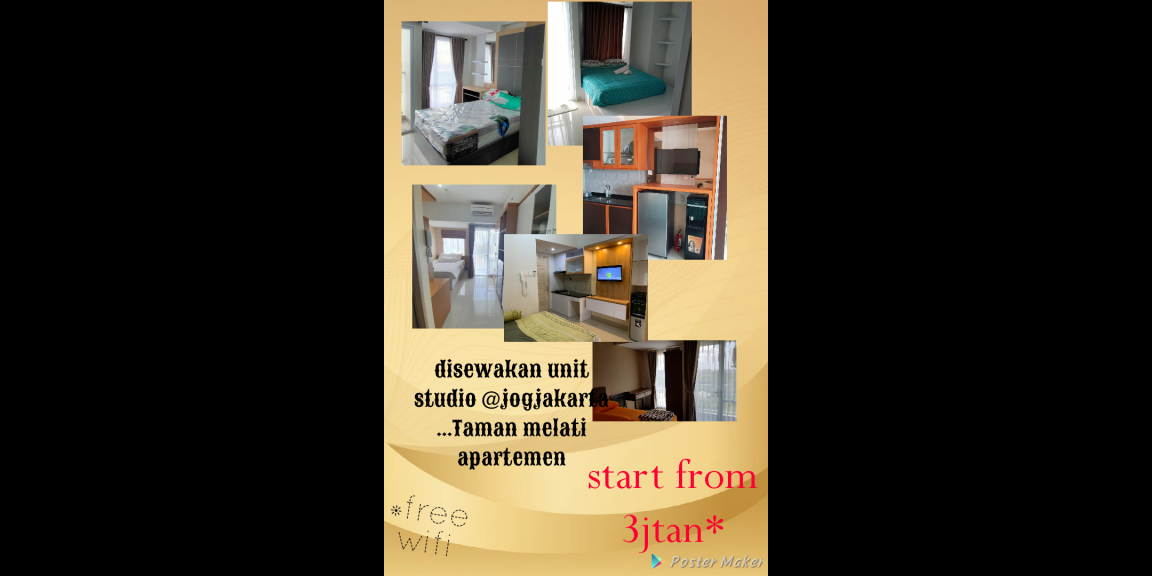 Disewakan unit apartment Taman melati jogjakarta Disewakan unit apartment Taman melati jogjakarta