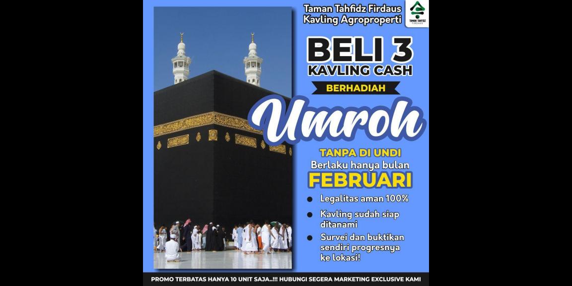 Kavling Produktif Taman Tahfidz Firdaus Kavling Produktif Taman Tahfidz Firdaus