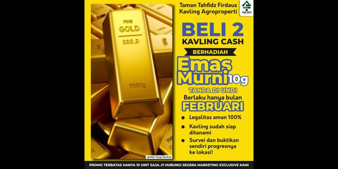 Kavling Produktif Taman Tahfidz Firdaus Kavling Produktif Taman Tahfidz Firdaus