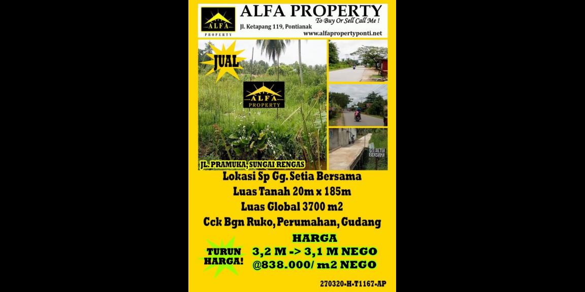 Tanah Pramuka, Sungai Rengas, Pontianak, Kalimantan Barat Tanah Pramuka, Sungai Rengas, Pontianak, Kalimantan Barat