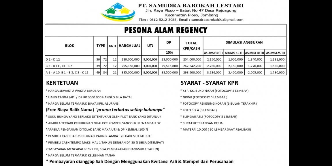 Pesona Alam Regency Ploso Jombang Pesona Alam Regency Ploso Jombang