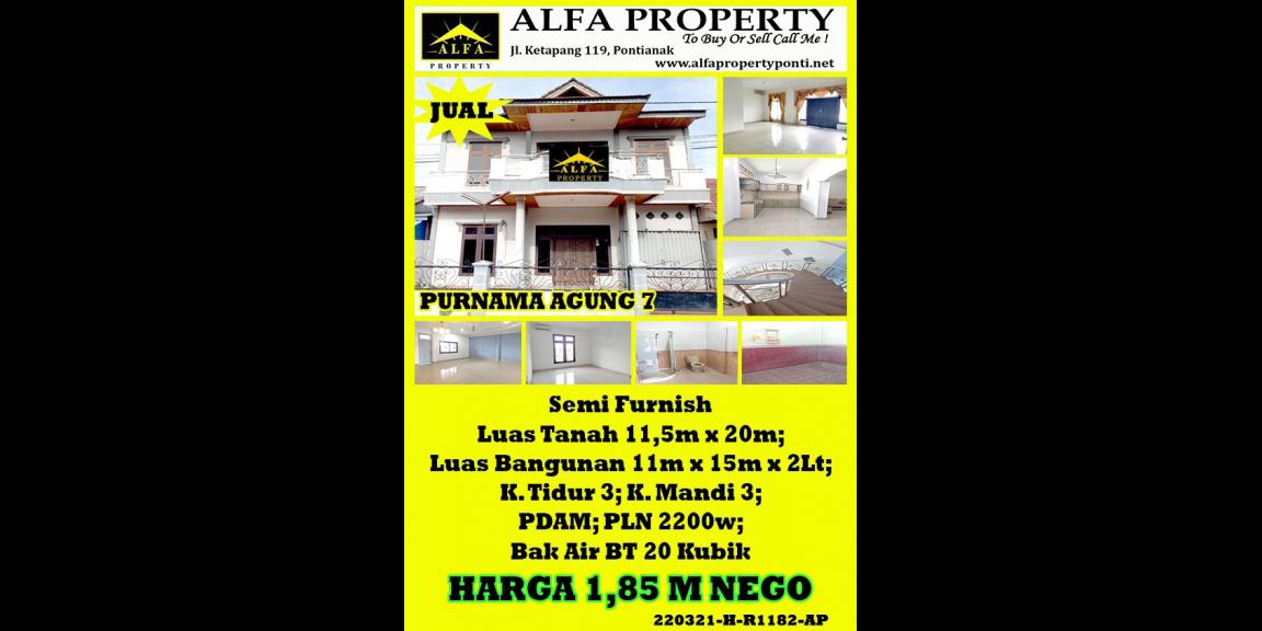 Rumah Purnama Agung 7, Pontianak, Kalimantan Barat Rumah Purnama Agung 7, Pontianak, Kalimantan Barat