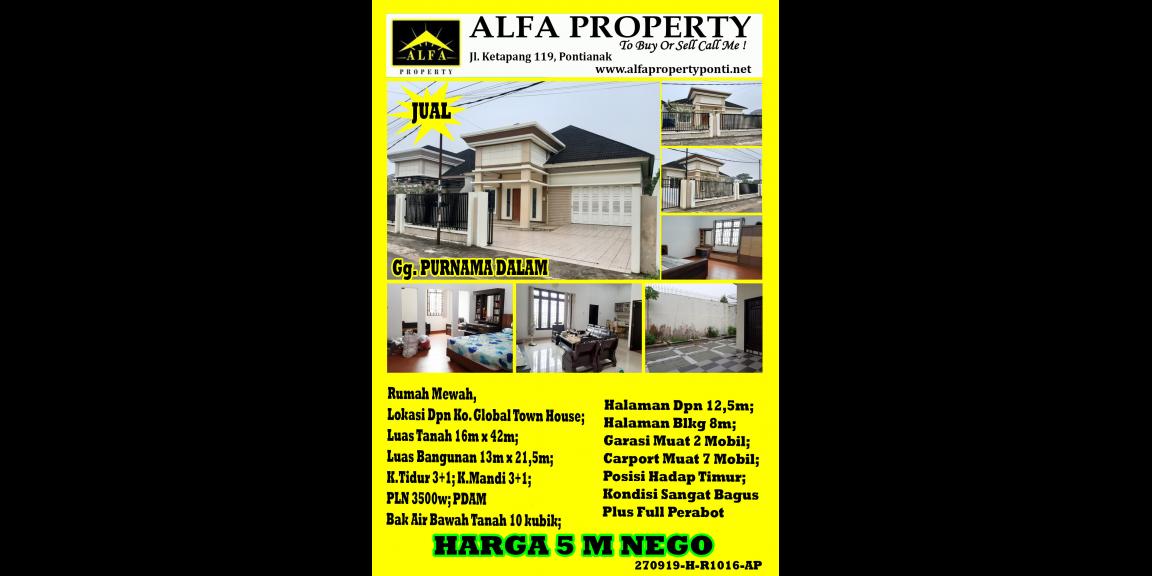 Rumah Purnama Dalam, Pontianak, Kalimantan Barat Rumah Purnama Dalam, Pontianak, Kalimantan Barat