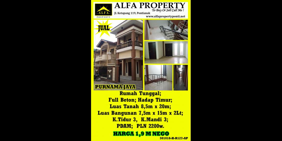 Rumah Purnama Jaya, Pontianak, Kalimantan Barat Rumah Purnama Jaya, Pontianak, Kalimantan Barat