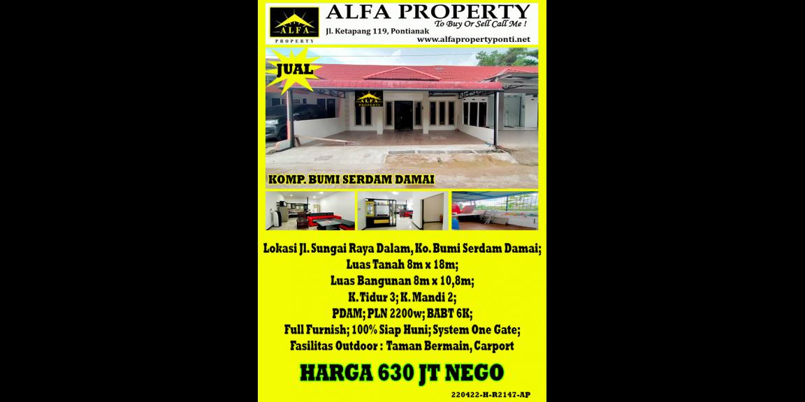 Rumah Bumi Serdam Damai, Pontianak, Kalimantan Barat Rumah Bumi Serdam Damai, Pontianak, Kalimantan Barat