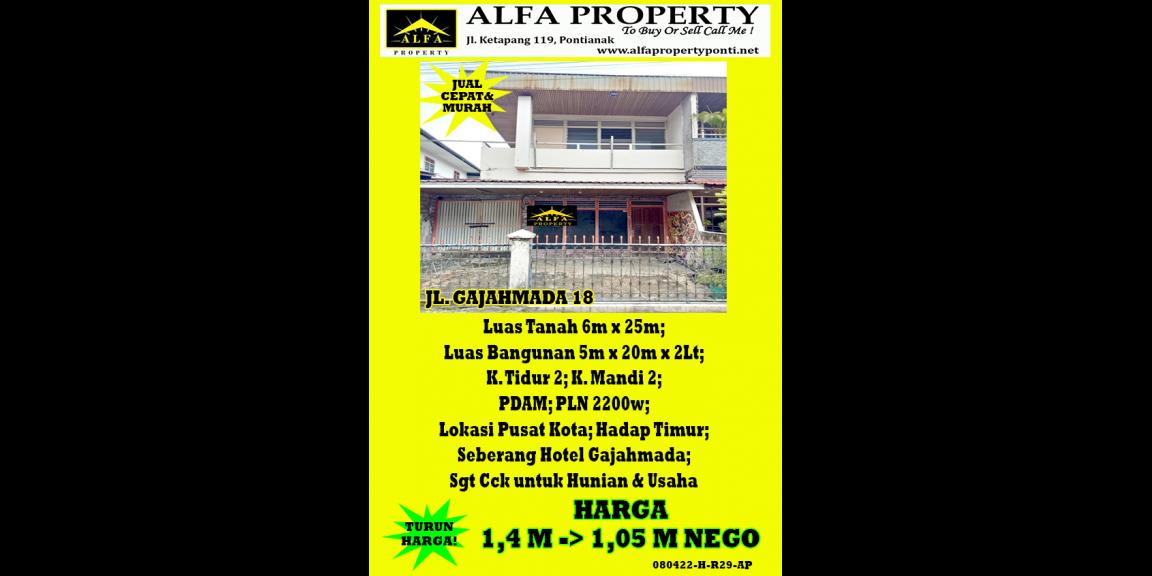 Rumah Gajahmada 18, Pontianak, Kalimantan Barat Rumah Gajahmada 18, Pontianak, Kalimantan Barat