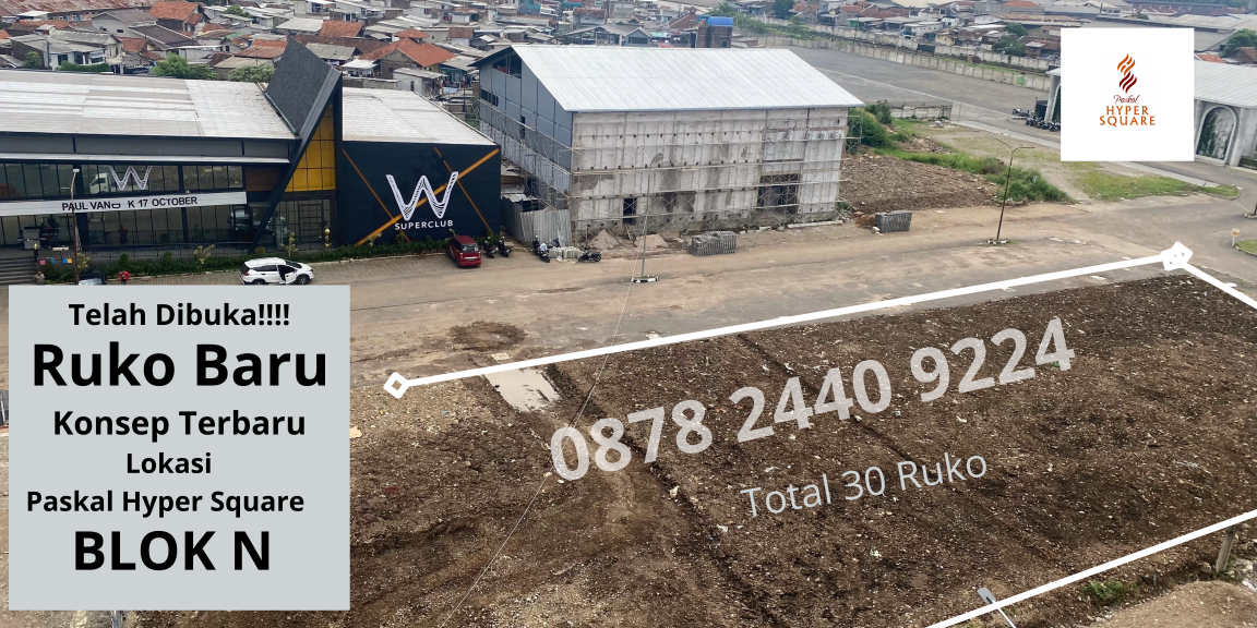 Ruko 23 paskal bandung dijual Ruko 23 paskal bandung dijual