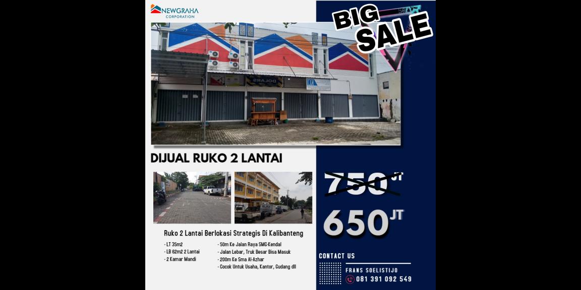 Dijual Murah Ruko 2 Lantai di Kalibanteng Semarang selangkah ke RS Colombia Dijual Murah Ruko 2 Lantai di Kalibanteng Semarang selangkah ke RS Colombia