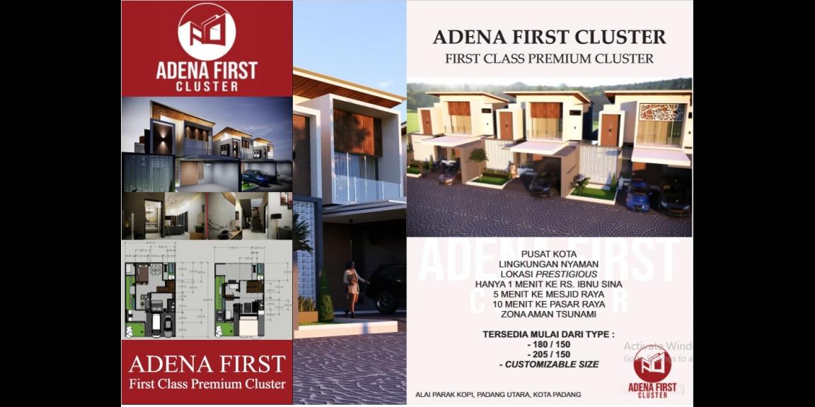 Rumah Baru Siap Bangun Design Modern di Adena First Cluster Kota Padang Rumah Baru Siap Bangun Design Modern di Adena First Cluster Kota Padang
