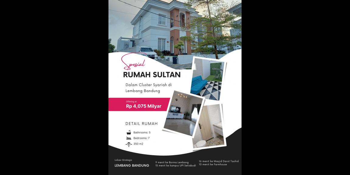 Rumah Sultan Dalam Cluster Islami Suasana Villa Rumah Sultan Dalam Cluster Islami Suasana Villa
