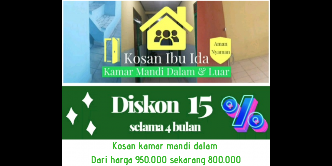 kost ibu ida (kamar mandi dalam) kost ibu ida (kamar mandi dalam)
