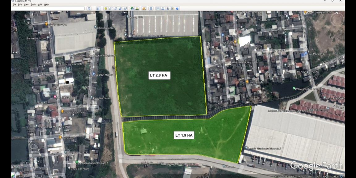 TERMURAH Dijual Tanah di Marunda 2.8 Ha Dekat Marunda Center AREA PERGUDANGAN SIAP PAKAI TERMURAH Dijual Tanah di Marunda 2.8 Ha Dekat Marunda Center AREA PERGUDANGAN SIAP PAKAI