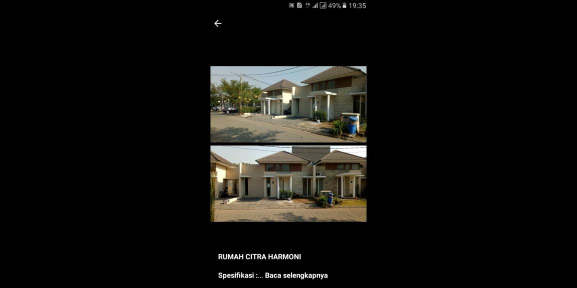 Dijual rumah Citra harmoni stamford luas tanah 108 m2 Dijual rumah Citra harmoni stamford luas tanah 108 m2