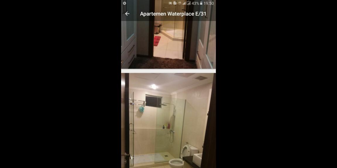 Disewakan apartemen waterplace E/31 Disewakan apartemen waterplace E/31