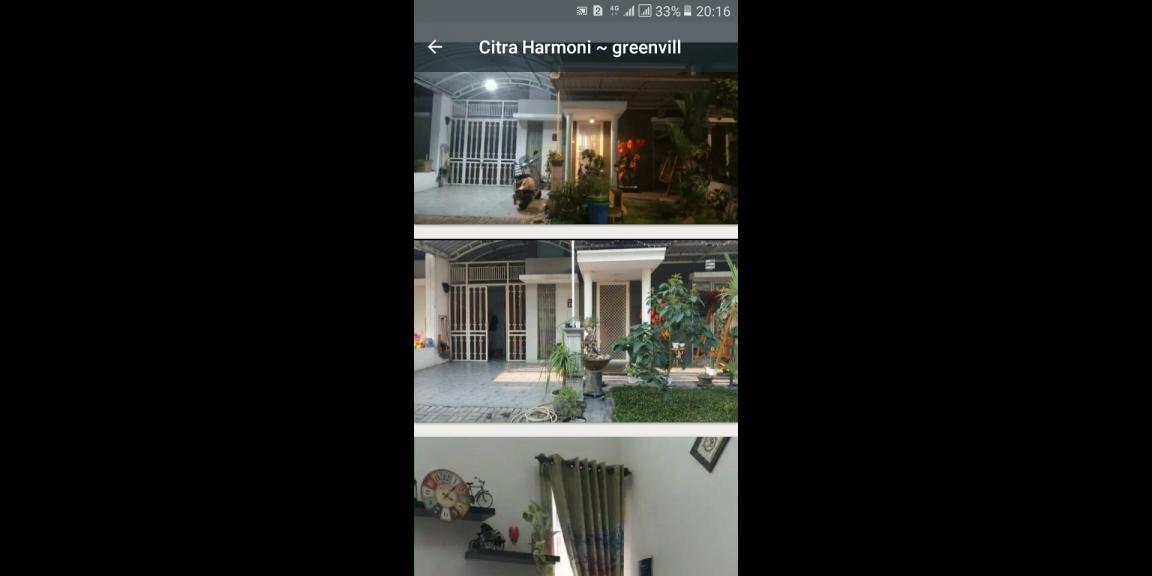Dijual citra harmoni greenvill LB 100 LT 135 Dijual citra harmoni greenvill LB 100 LT 135