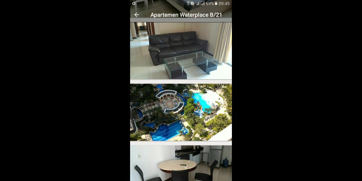 Disewakan apartemen waterplace B/21 sby Disewakan apartemen waterplace B/21 sby