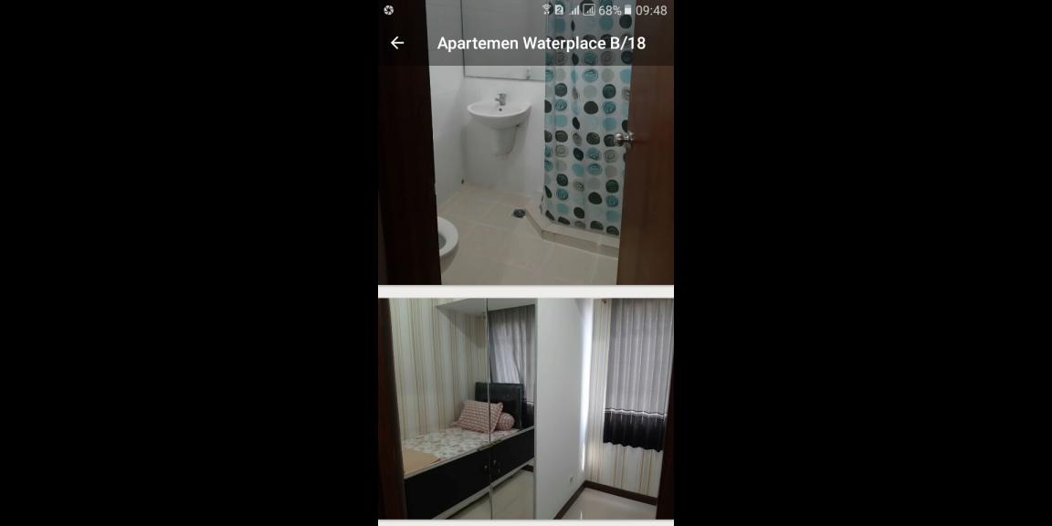 Dijual apartemen waterplace B/18 Dijual apartemen waterplace B/18