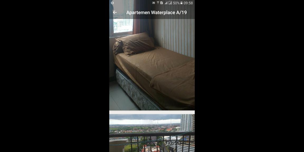 Disewakan apartemen waterplace A/19 sby Disewakan apartemen waterplace A/19 sby