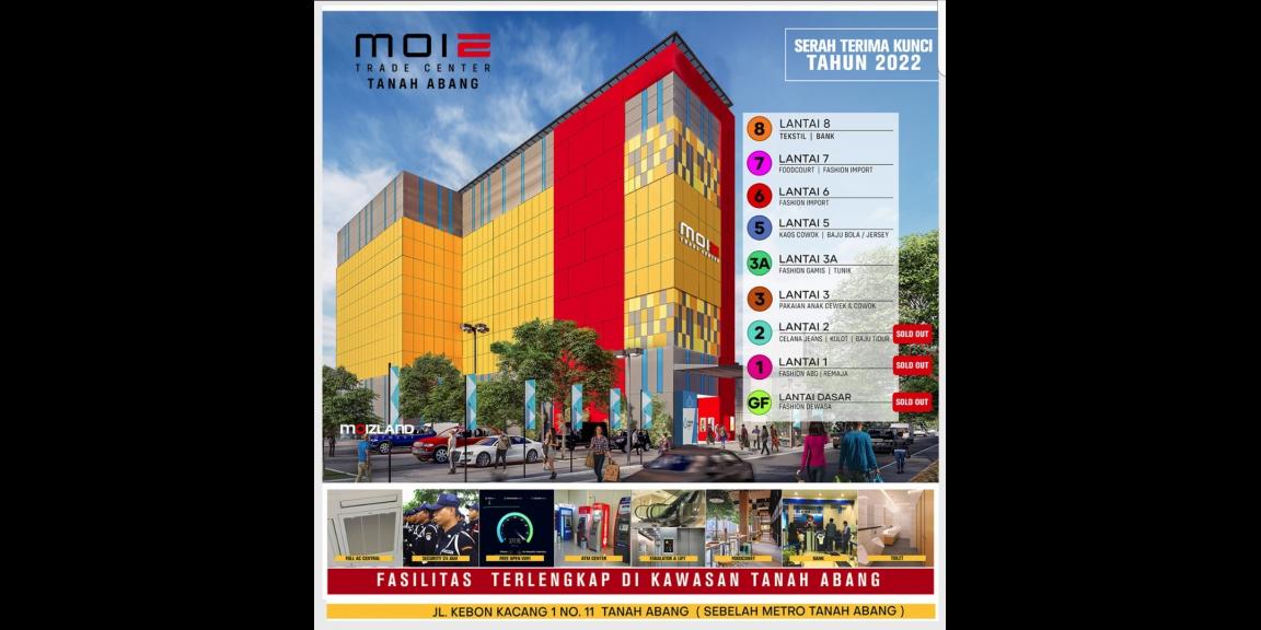 Disewakan kios di MTC Tanah Abang Disewakan kios di MTC Tanah Abang