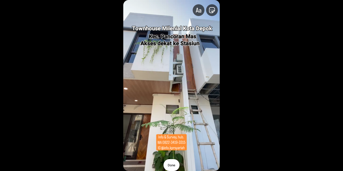 Rumah 2lantai full furnish Pancoran Mas Depok Rumah 2lantai full furnish Pancoran Mas Depok