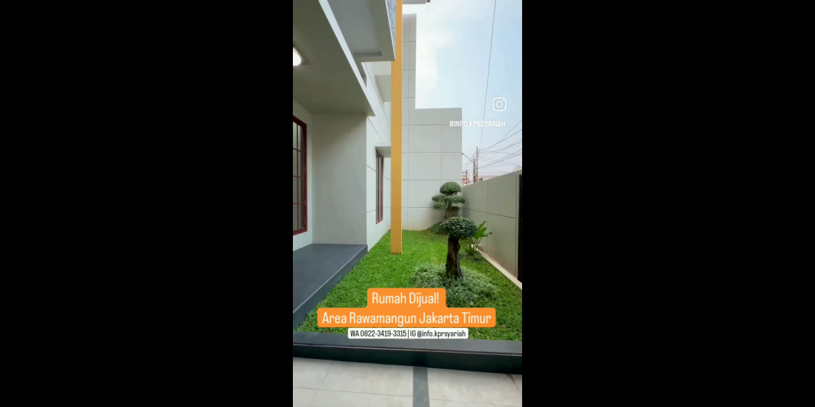 Rumah baru kompleks Rawamangun Jakarta Timur dekat jalan pemuda Rumah baru kompleks Rawamangun Jakarta Timur dekat jalan pemuda