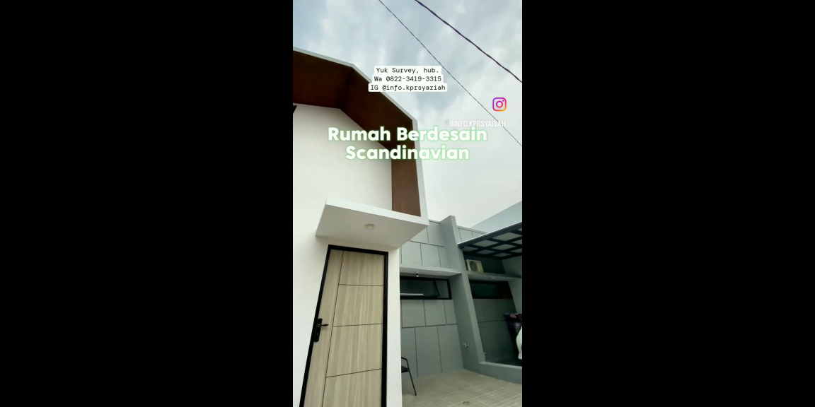 Rumah Cluster desain Scandinavian kota Bekasi dekat Grandwis Rumah Cluster desain Scandinavian kota Bekasi dekat Grandwis
