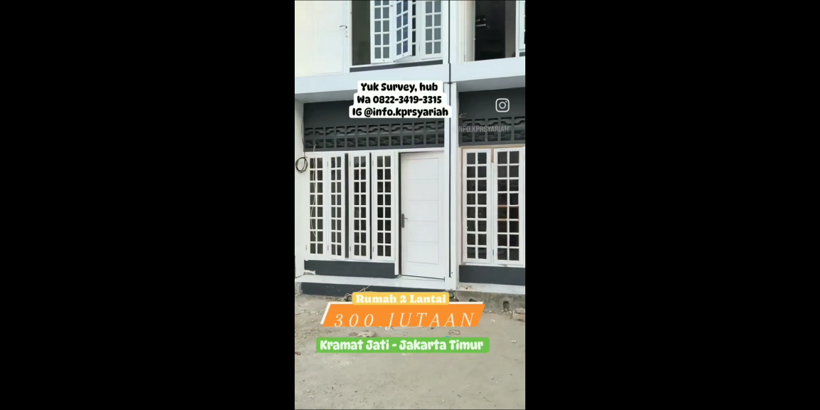 Rumah 2lantai 300jutaan Kramat Jati Jakarta Timur Rumah 2lantai 300jutaan Kramat Jati Jakarta Timur