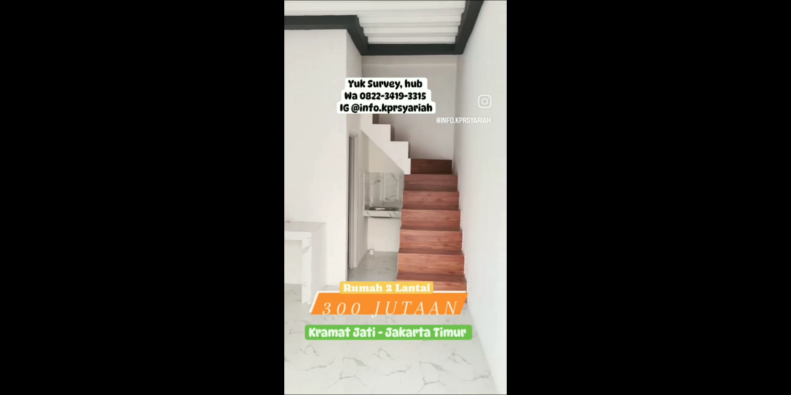 Rumah 2lantai 300jutaan Kramat Jati Jakarta Timur Rumah 2lantai 300jutaan Kramat Jati Jakarta Timur