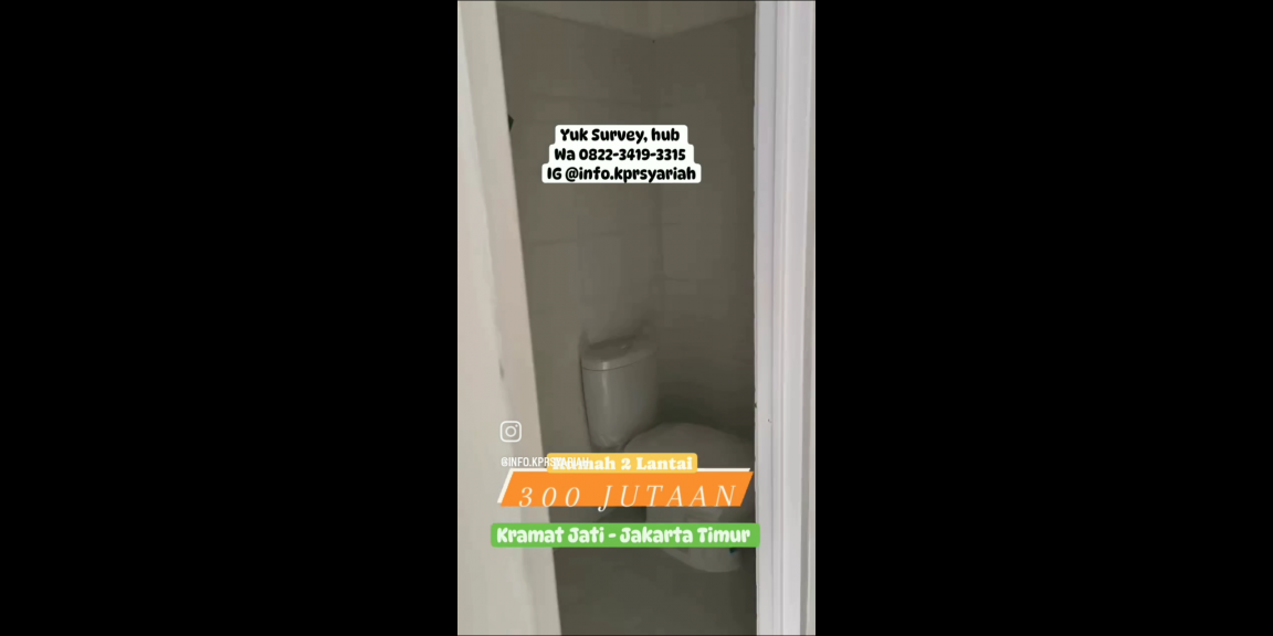 Rumah 2lantai 300jutaan Kramat Jati Jakarta Timur Rumah 2lantai 300jutaan Kramat Jati Jakarta Timur