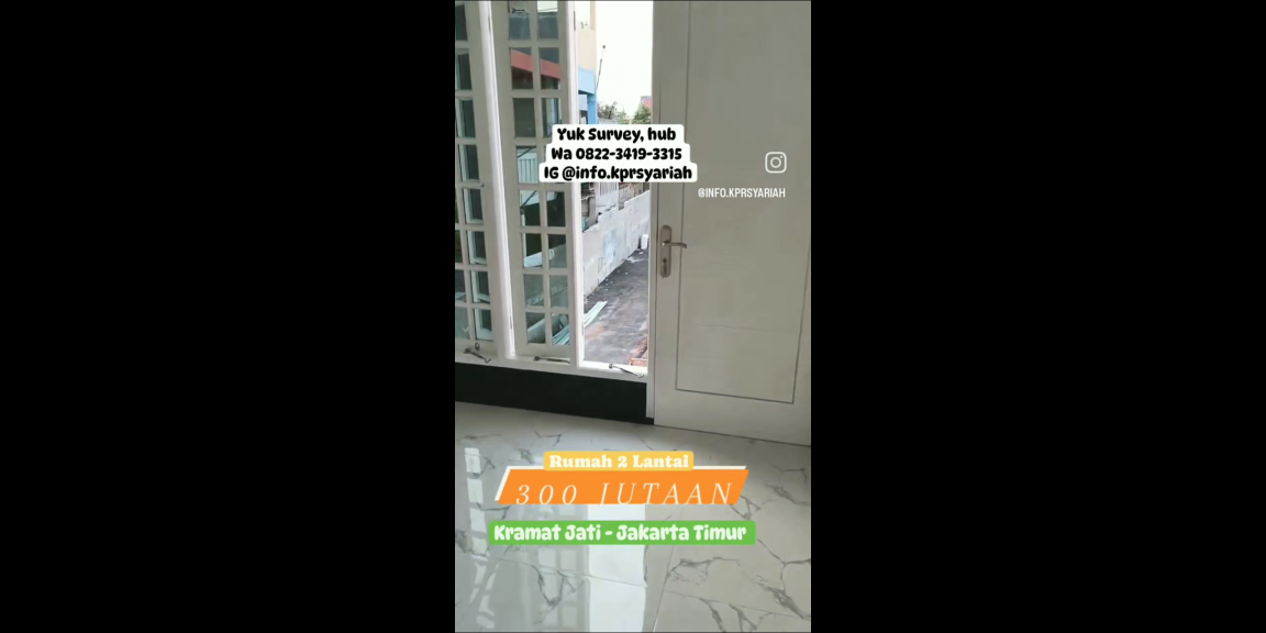 Rumah 2lantai 300jutaan Kramat Jati Jakarta Timur Rumah 2lantai 300jutaan Kramat Jati Jakarta Timur