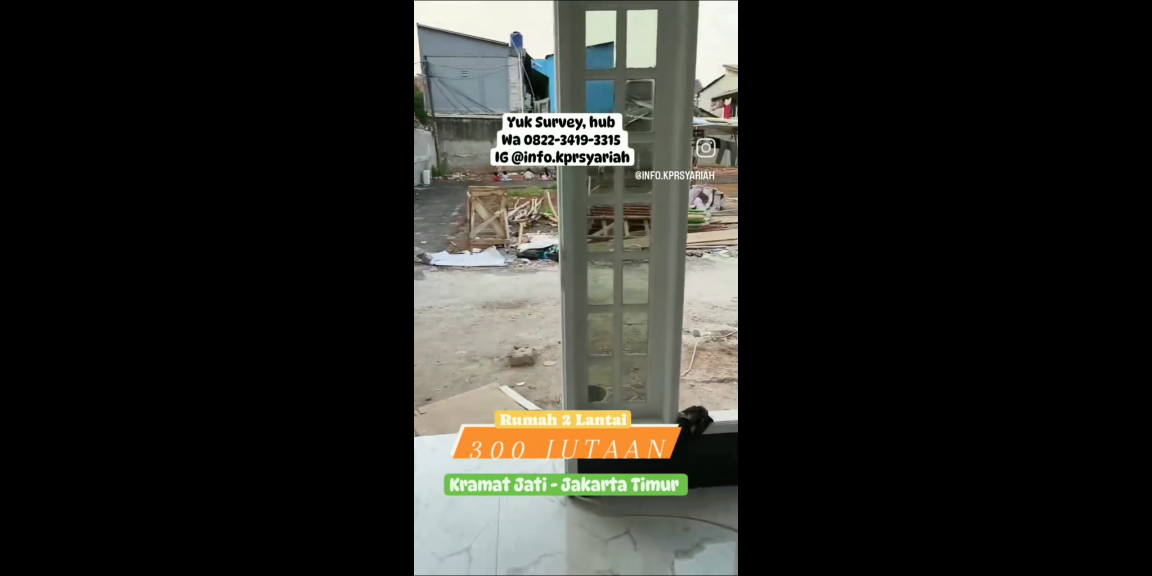 Rumah 2lantai 300jutaan Kramat Jati Jakarta Timur Rumah 2lantai 300jutaan Kramat Jati Jakarta Timur