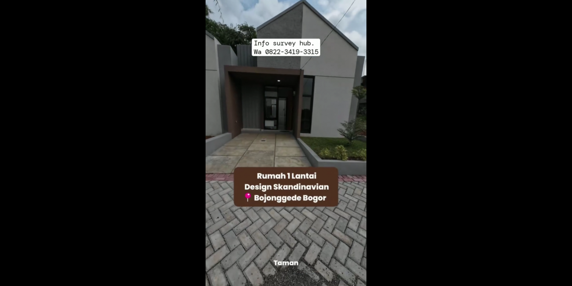 Rumah Scandinavian akses stasiun Bojonggede Bogor bisa kpr  Rumah Scandinavian akses stasiun Bojonggede Bogor bisa kpr