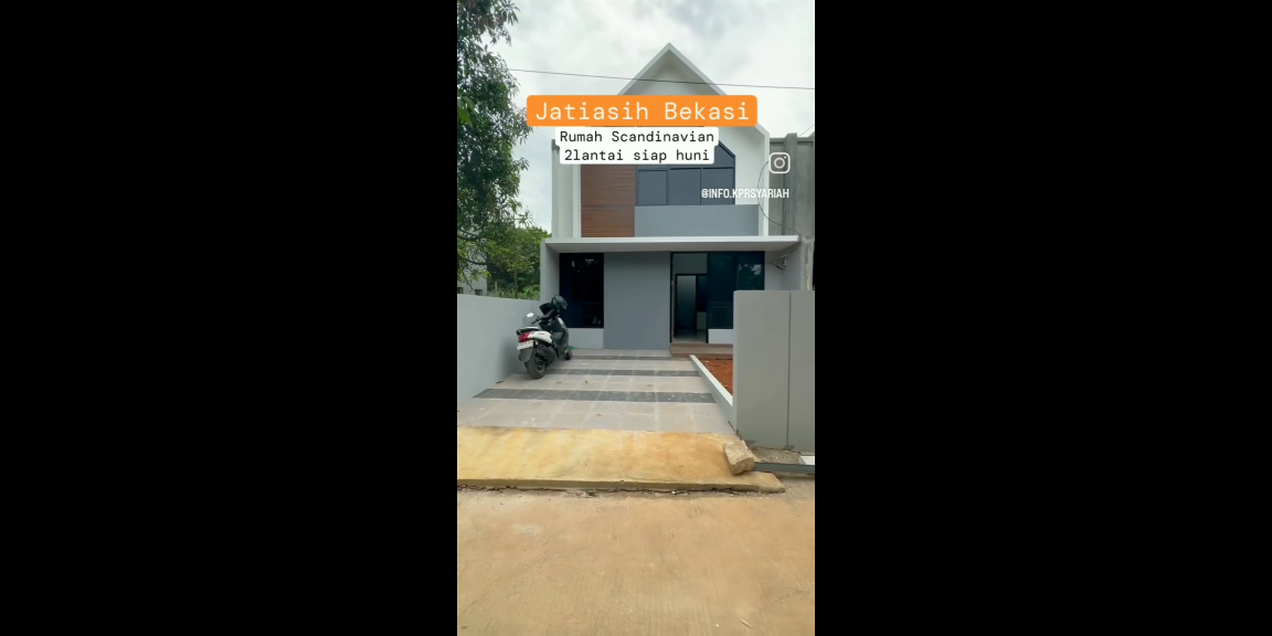 Rumah Scandinavian 2lantai siap huni Jatiasih Bekasi Rumah Scandinavian 2lantai siap huni Jatiasih Bekasi