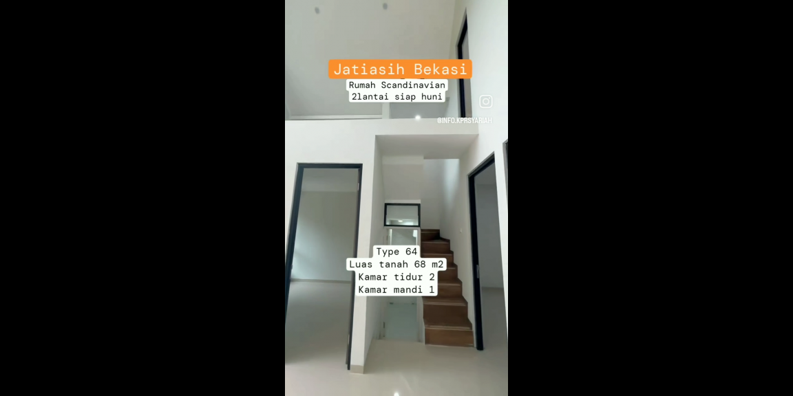 Rumah Scandinavian 2lantai siap huni Jatiasih Bekasi Rumah Scandinavian 2lantai siap huni Jatiasih Bekasi