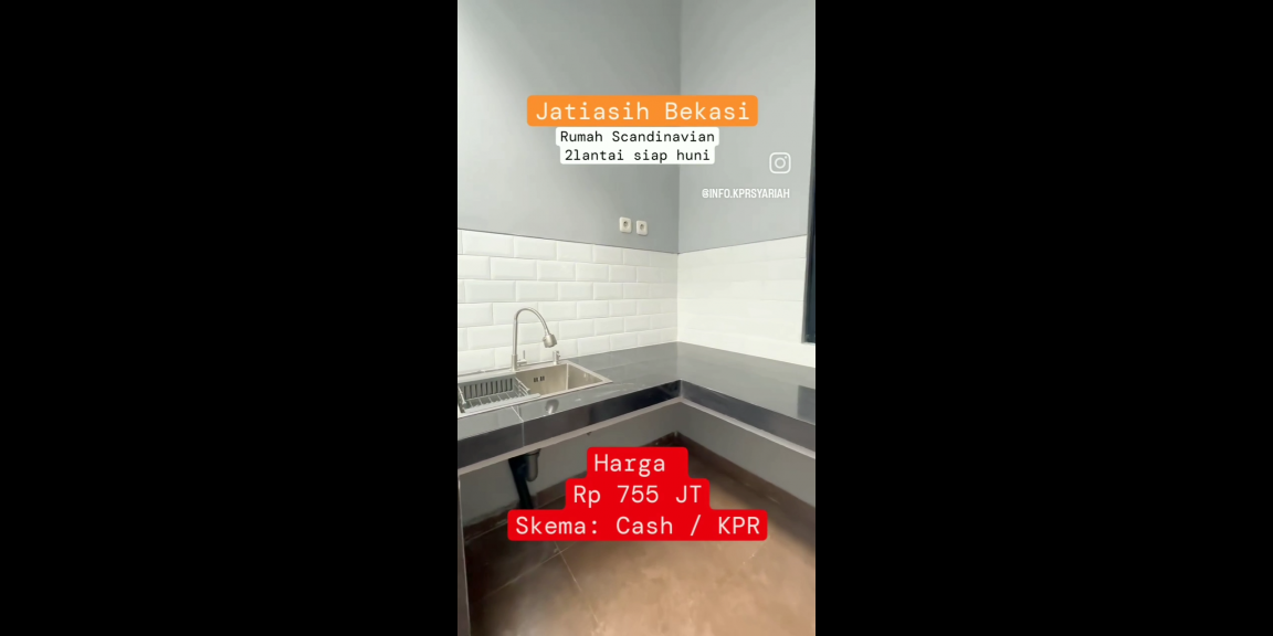 Rumah Scandinavian 2lantai siap huni Jatiasih Bekasi Rumah Scandinavian 2lantai siap huni Jatiasih Bekasi