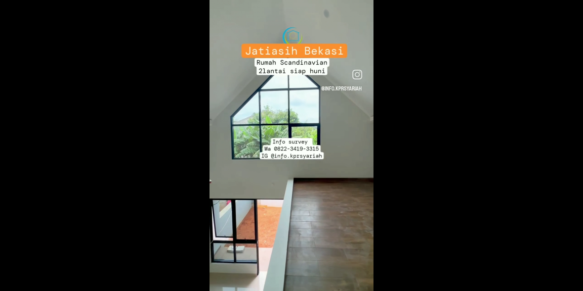 Rumah Scandinavian 2lantai siap huni Jatiasih Bekasi Rumah Scandinavian 2lantai siap huni Jatiasih Bekasi