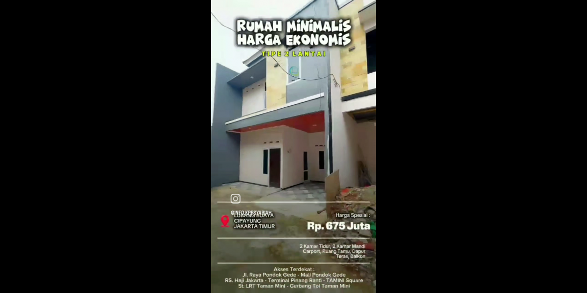 Rumah 2lantai Lubang Buaya Cipayung Jakarta Timur Rumah 2lantai Lubang Buaya Cipayung Jakarta Timur