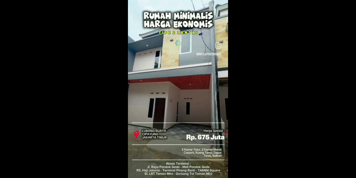 Rumah 2lantai Lubang Buaya Cipayung Jakarta Timur Rumah 2lantai Lubang Buaya Cipayung Jakarta Timur