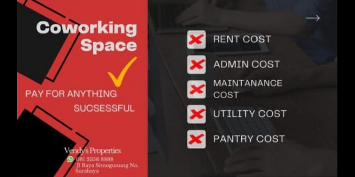 Sewa Kantor Coworking Space di Surabaya Dekat Kampus UWKS, Ciputra World Surabaya, Islamic Centre Surabaya Sewa Kantor Coworking Space di Surabaya Dekat Kampus UWKS, Ciputra World Surabaya, Islamic Centre Surabaya