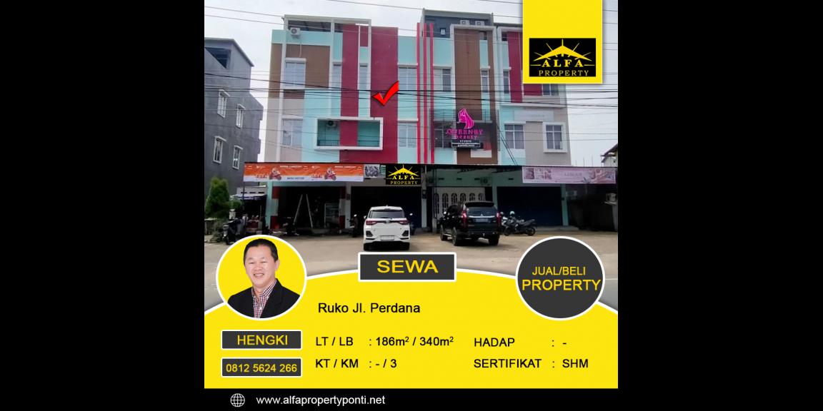 Ruko Perdana, Pontianak, Kalimantan Barat Ruko Perdana, Pontianak, Kalimantan Barat