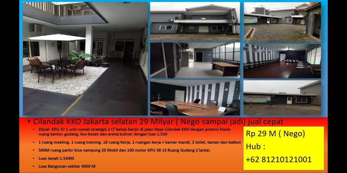 kantor tempat usaha dan gudang cilandak kko butuh uang kantor tempat usaha dan gudang cilandak kko butuh uang