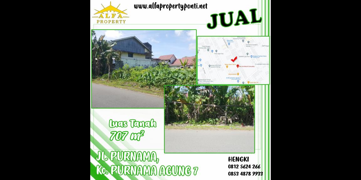 Tanah Purnama Agung 7, Pontianak, Kalimantan Barat Tanah Purnama Agung 7, Pontianak, Kalimantan Barat