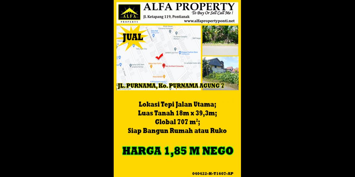 Tanah Purnama Agung 7, Pontianak, Kalimantan Barat Tanah Purnama Agung 7, Pontianak, Kalimantan Barat