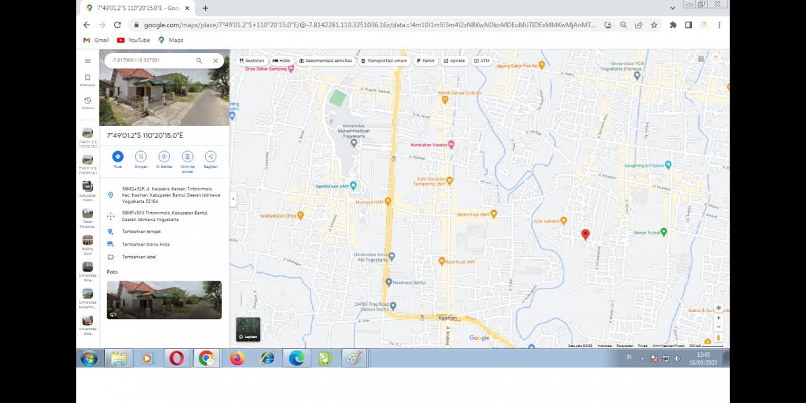 Jual Tanah dekat Kampus UMY di Jl. Kalipakis Kersan Tirtonirmolo Yogyakarta Jual Tanah dekat Kampus UMY di Jl. Kalipakis Kersan Tirtonirmolo Yogyakarta