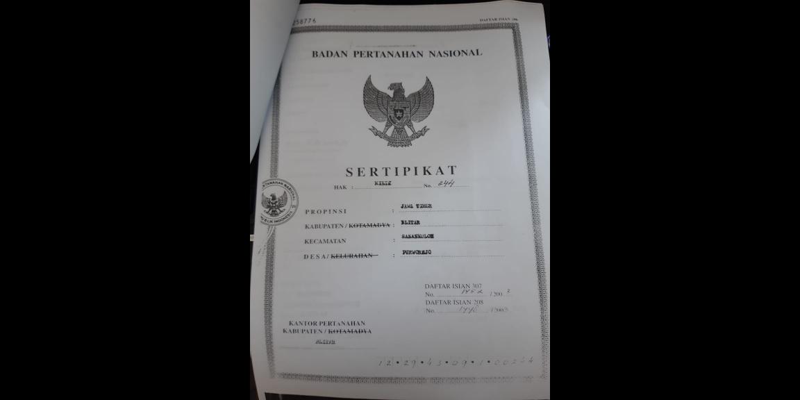 Butuh Uang, Tanah Pekarangan Dijual Ukutan 4.355 m2 Sanankulon Blitar Butuh Uang, Tanah Pekarangan Dijual Ukutan 4.355 m2 Sanankulon Blitar