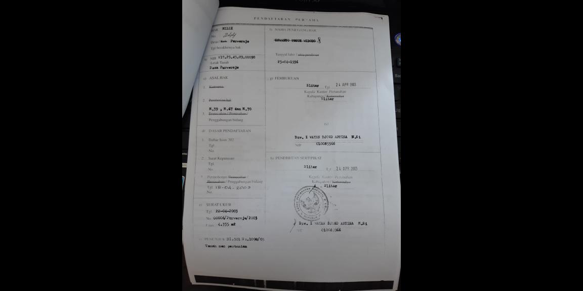 Butuh Uang, Tanah Pekarangan Dijual Ukutan 4.355 m2 Sanankulon Blitar Butuh Uang, Tanah Pekarangan Dijual Ukutan 4.355 m2 Sanankulon Blitar